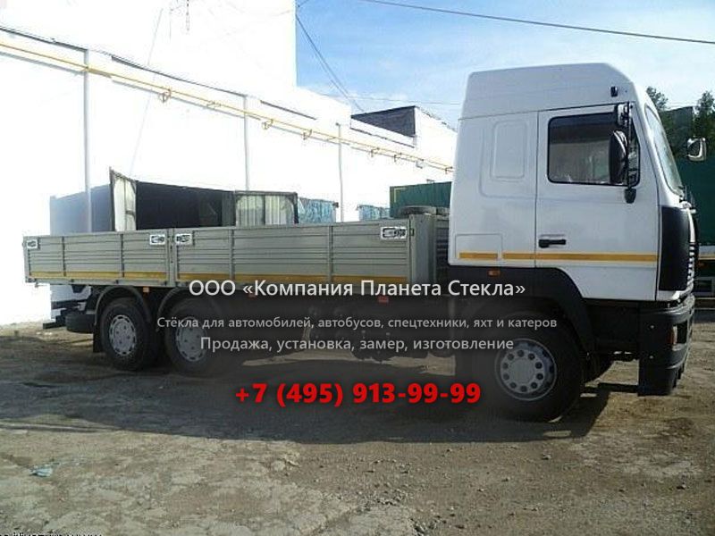 Стекло для бортовых автомобили МАЗ 6312А8