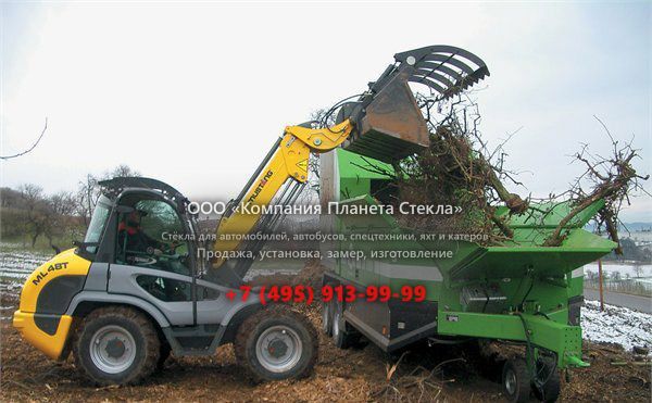 Стекло для фронтальных мини-погрузчиков Mustang ML48
