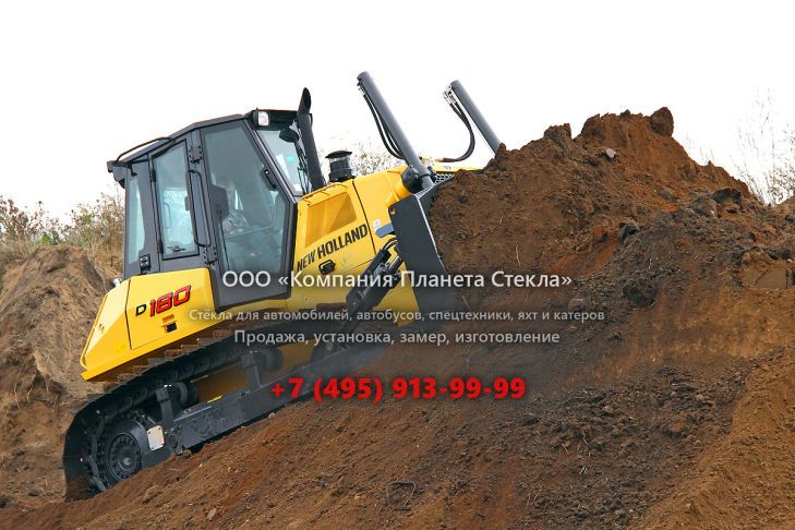 Стекло для гусеничных бульдозеров New Holland D 180 LGP