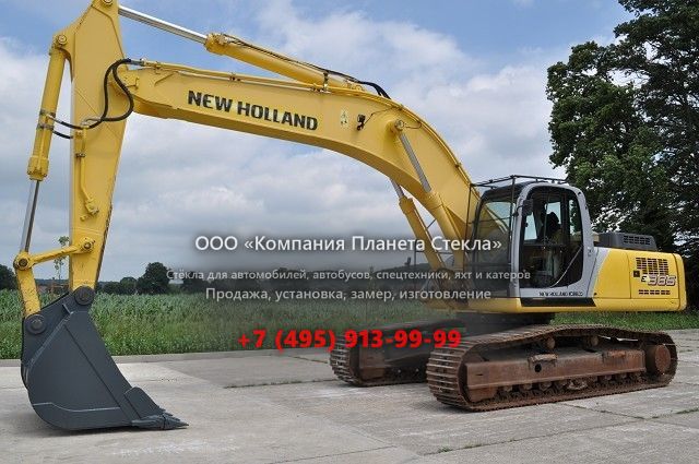 Стекло для гусеничных экскаваторов New Holland E385LC