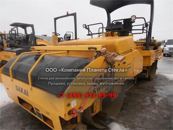Стекло для гладковальцовых катков SAKAI SW990