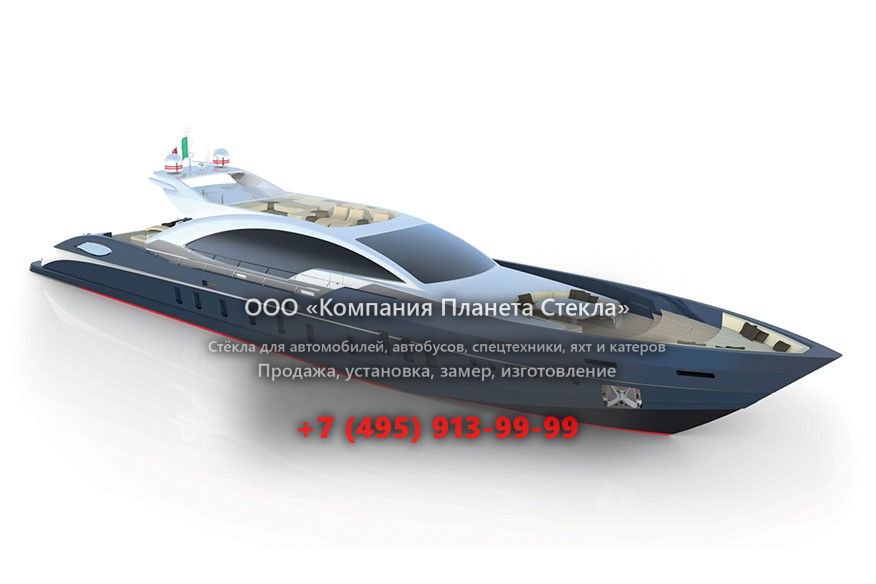 Стекло для моторная яхта Tecnomar Velvet 42