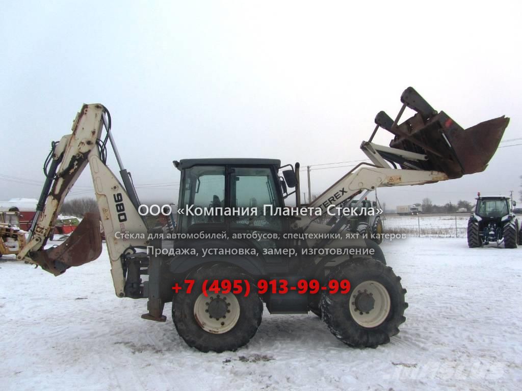 Стекло для экскаваторов-погрузчиков Terex 980 Elite