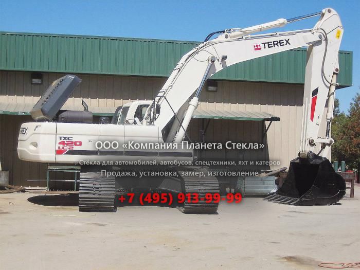 Стекло для гусеничных экскаваторов Terex TXC420 LC-2