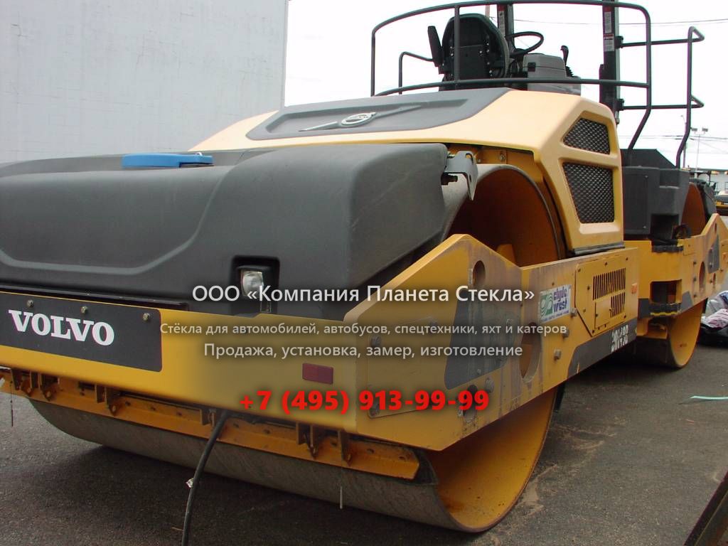 Стекло для гладковальцовых катков Volvo DD140B