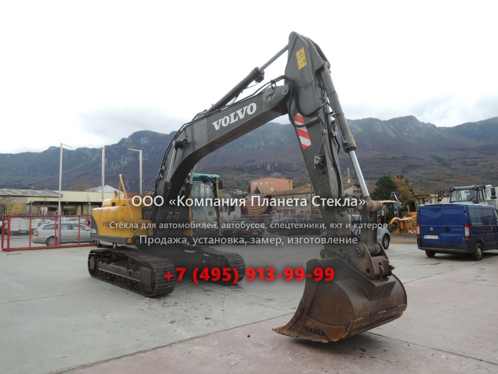 Стекло для гусеничных экскаваторов Volvo EC210B NLC