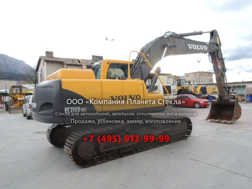 Стекло для гусеничных экскаваторов Volvo EC210B NLC