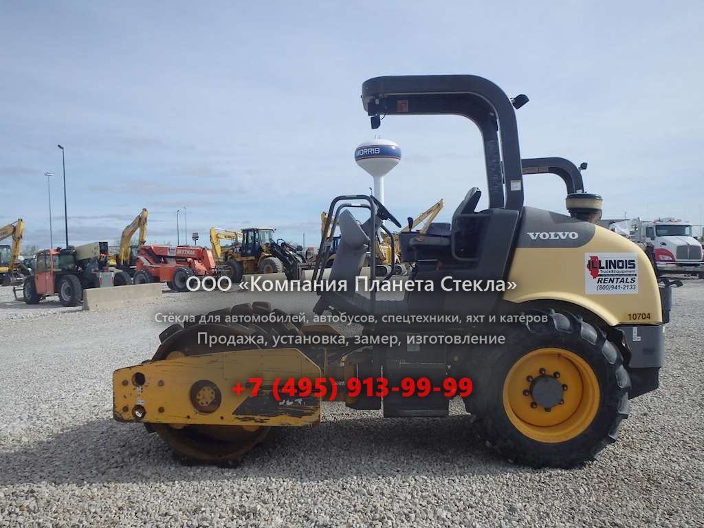 Стекло для грунтовых катков Volvo SD45F