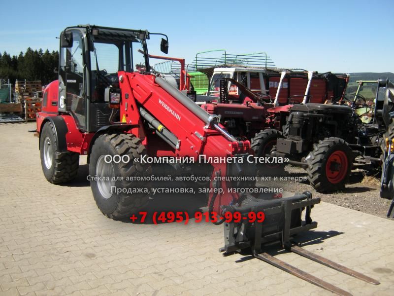 Стекло для фронтальных мини-погрузчиков Weidemann 3070 CX60 LP