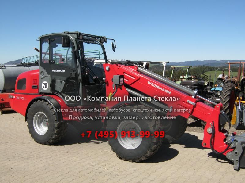 Стекло для фронтальных мини-погрузчиков Weidemann 3070 CX60 LP