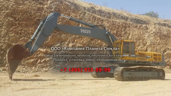 Стекло для гусеничных экскаваторов Akerman 650