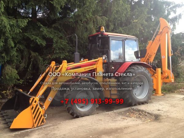 Стекло для экскаваторов-погрузчиков Амкодор 702А