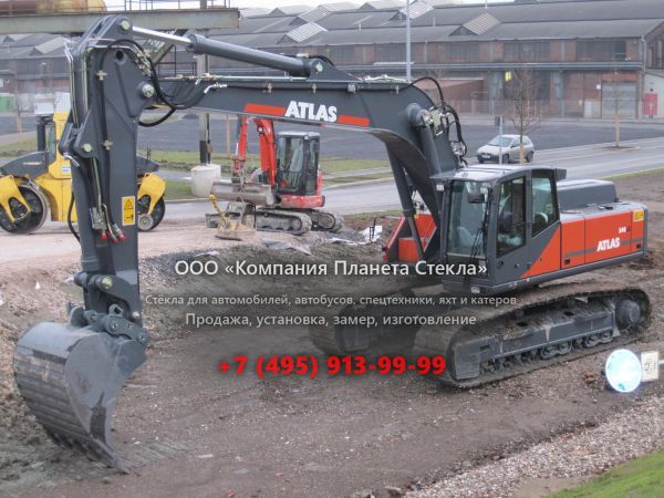 Стекло для гусеничных экскаваторов Atlas 340 LC