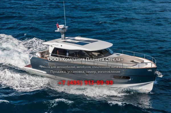 Стекло для моторная яхта с хардтопом, траулер Azimut Magellano 43 HT