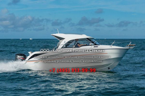 Стекло для катер с хардтопом, с каютой, круизер Beneteau Antares 8 OB