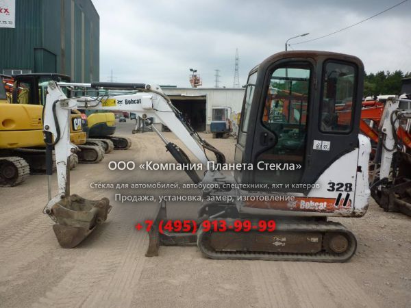 Стекло для гусеничных мини-экскаваторов Bobcat 328