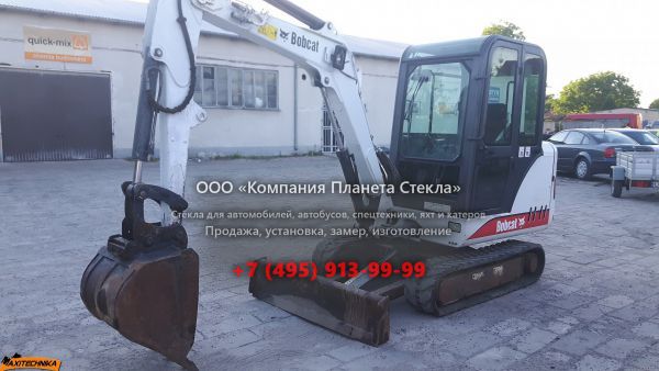 Стекло для гусеничных мини-экскаваторов Bobcat 334G