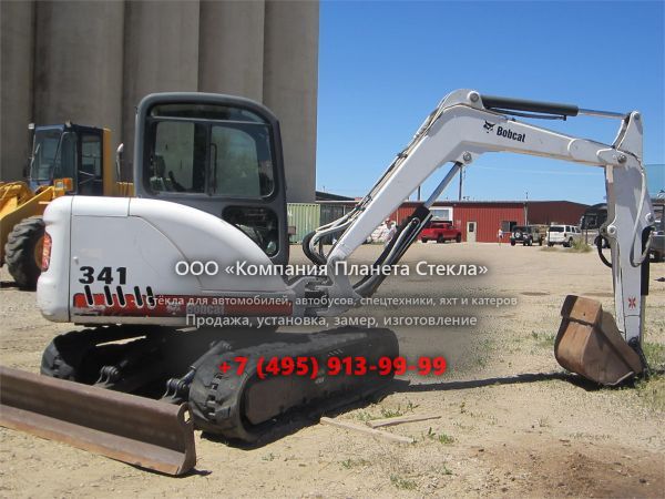 Стекло для гусеничных мини-экскаваторов Bobcat 341