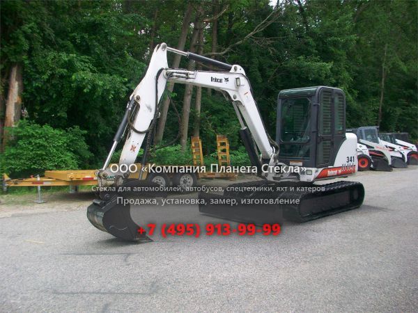 Стекло для гусеничных мини-экскаваторов Bobcat 341D