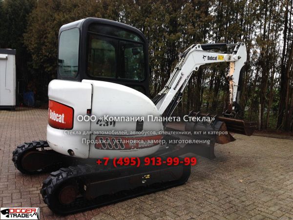 Стекло для гусеничных мини-экскаваторов Bobcat 430