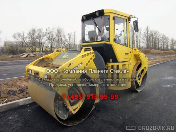 Стекло для гладковальцовых катков Bomag BW 151 AD-4