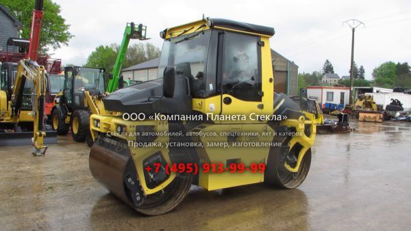 Стекло для гладковальцовых катков Bomag BW 154 AP-4