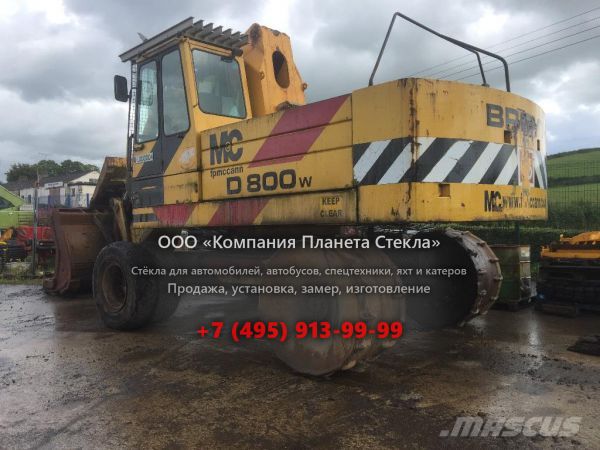 Стекло для колёсных экскаваторов Broyt D 800 W