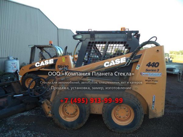 Стекло для мини-погрузчиков с бортовым поворотом Case 440