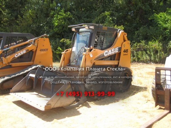 Стекло для мини-погрузчиков с бортовым поворотом Case 445 Series 3