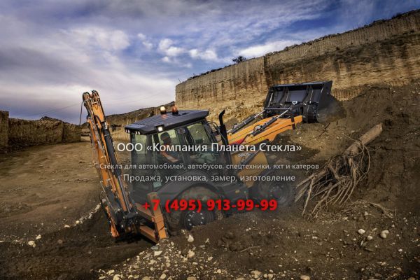 Стекло для экскаваторов-погрузчиков Case 580 ST