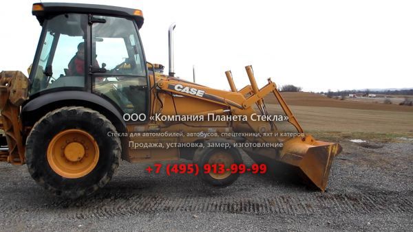 Стекло для экскаваторов-погрузчиков Case 580 Super M 4WD
