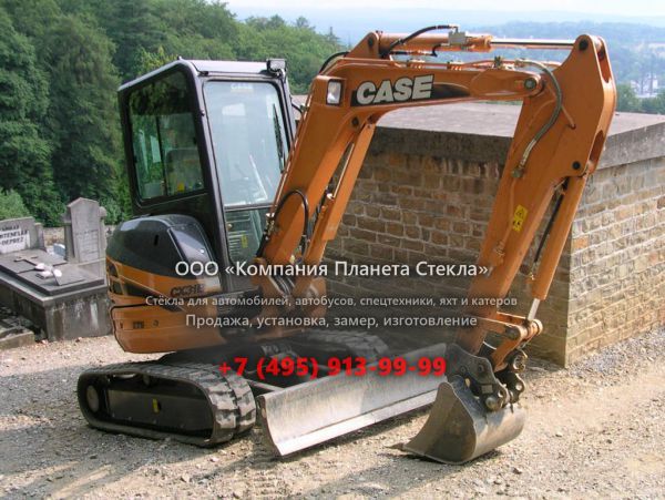 Стекло для гусеничных мини-экскаваторов Case CX31B ZTS