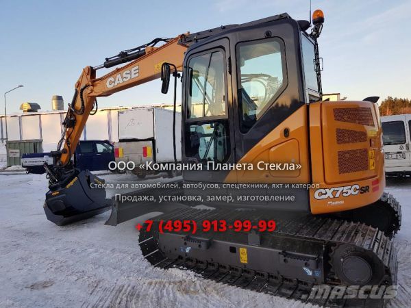 Стекло для гусеничных экскаваторов Case CX75C SR