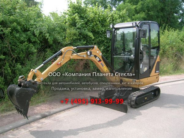 Стекло для гусеничных мини-экскаваторов Caterpillar 301.4C