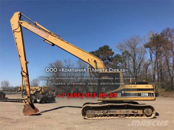 Стекло для гусеничных экскаваторов Caterpillar 320B VA