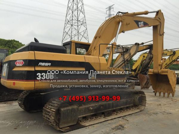 Стекло для гусеничных экскаваторов Caterpillar 330B L/LN