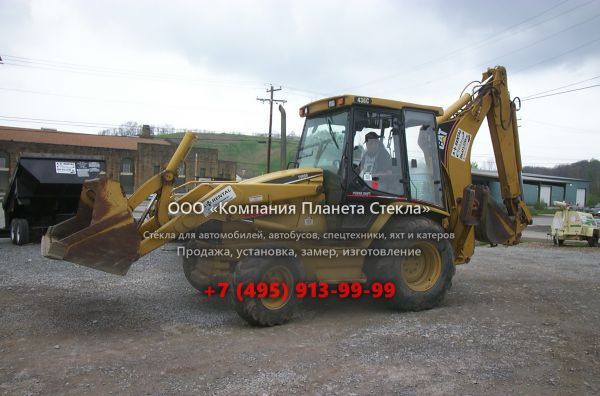 Стекло для экскаваторов-погрузчиков Caterpillar 436