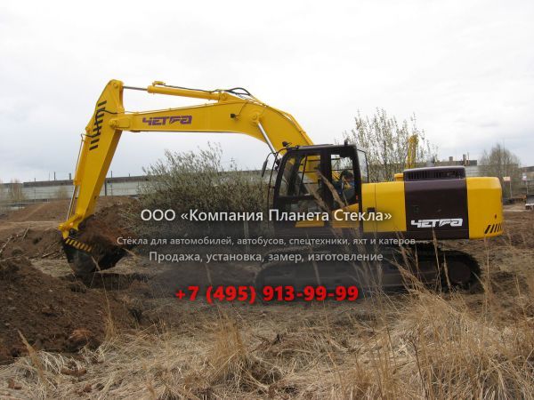 Стекло для гусеничных экскаваторов Четра ЭГП 230