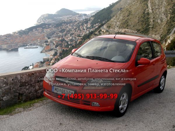 Стекло для Chevrolet Aveo хетчбэк 2003 - 2008, T200