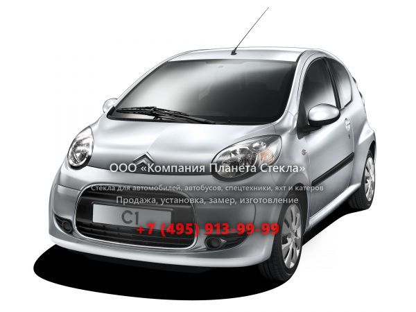 Стекло для Citroen C1 хетчбэк 2008 - 2012, 1 поколение [рестайлинг]