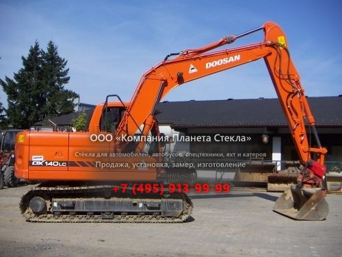 Стекло для гусеничных экскаваторов Daewoo DX140LC