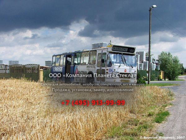 Стекло для туристический автобус DAF MB 200