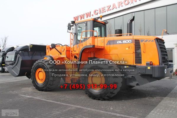 Стекло для колёсных погрузчиков Doosan DL500