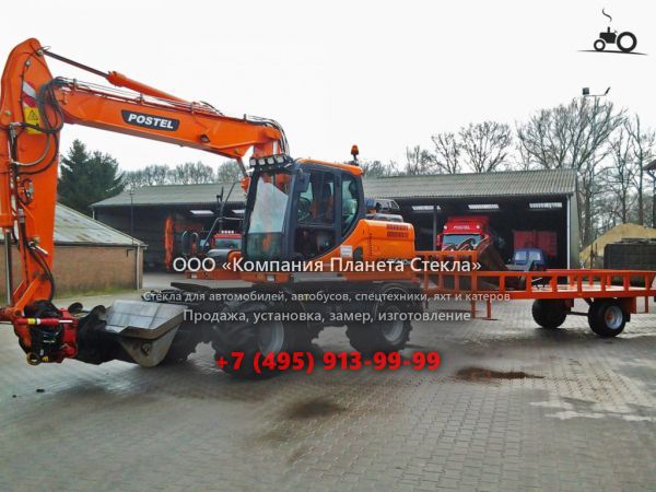 Стекло для колёсных экскаваторов Doosan DX140W