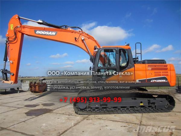 Стекло для гусеничных экскаваторов Doosan DX225LC
