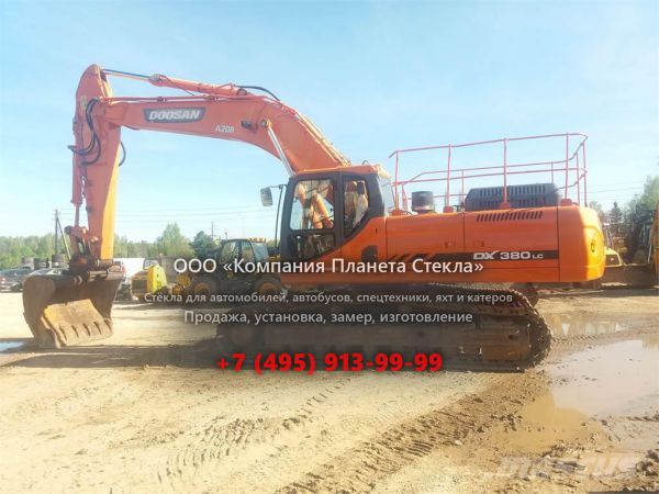 Стекло для гусеничных экскаваторов Doosan DX380LC