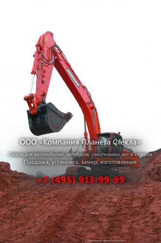 Стекло для гусеничных экскаваторов Doosan DX420LC V