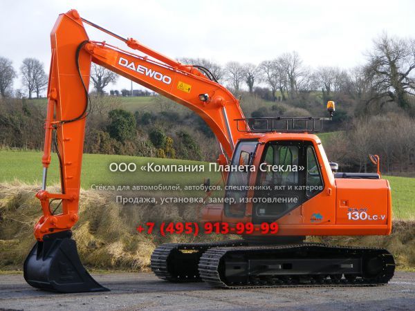 Стекло для гусеничных экскаваторов Doosan SOLAR 130LC-V