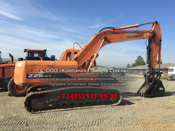 Стекло для гусеничных экскаваторов Doosan SOLAR 225LC-V