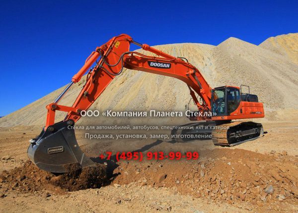 Стекло для гусеничных экскаваторов Doosan SOLAR 420LC-V